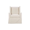 Robin Bruce Ellory Slipcover Swivel Glider Accent Chair