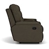 Flexsteel Kerrie Reclining Loveseat with Console