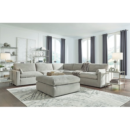 5-Piece Sectional & Ottoman