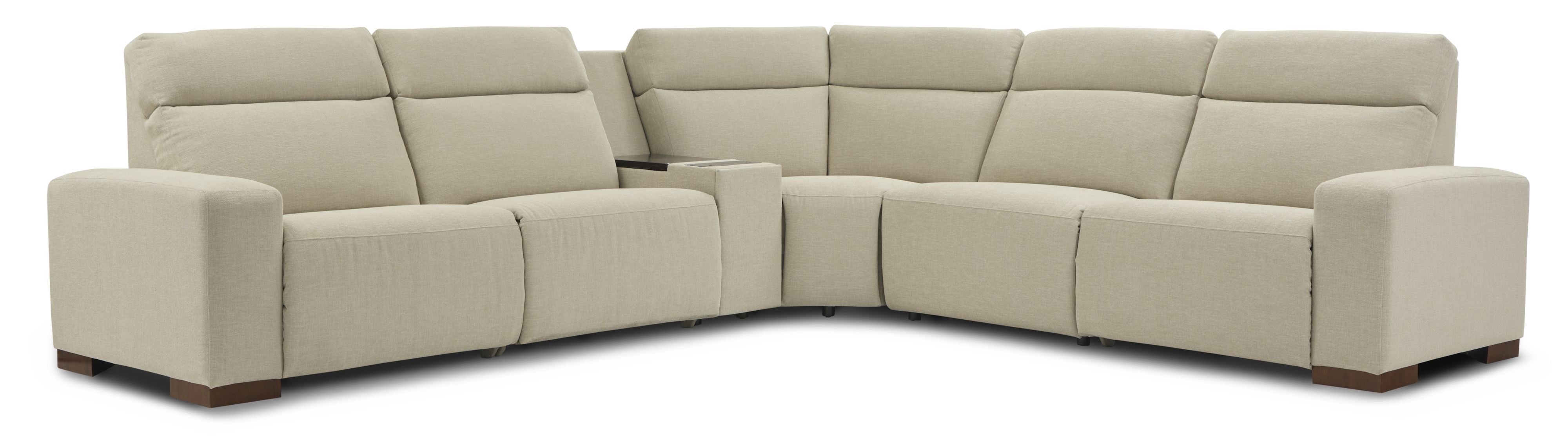 6-pc. Power Reclining Sectional w/Console