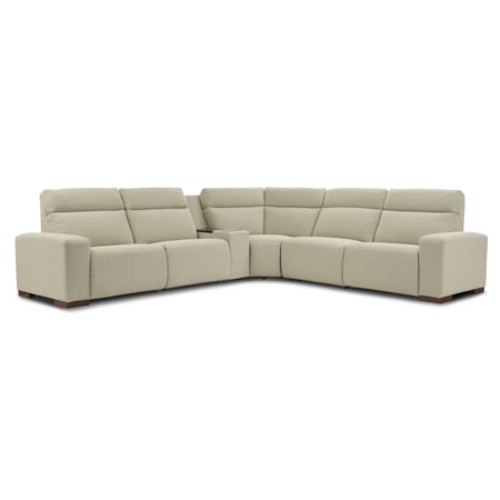 6-pc. Power Reclining Sectional w/Console