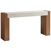 Eldorado Marble Top Console Table with 1 Drawer