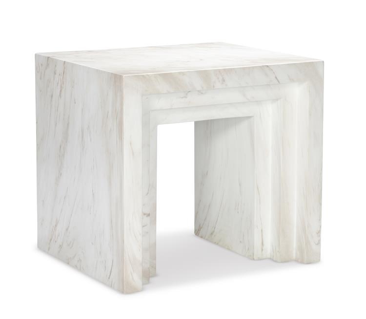 Aries End Table Marble