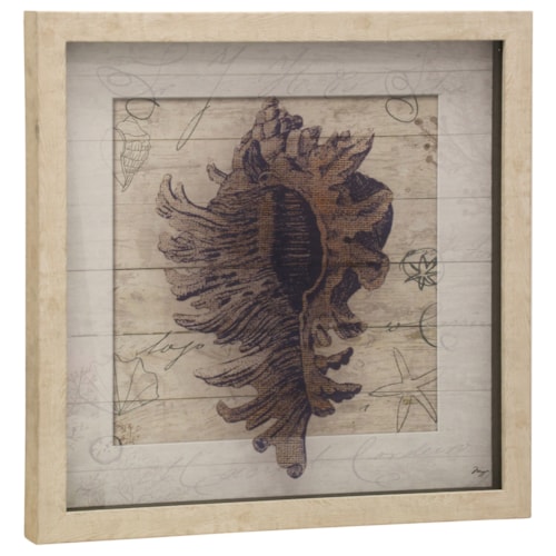 Textured Print in Shadowbox Frame