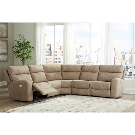 5-Piece Power Reclining Sectional