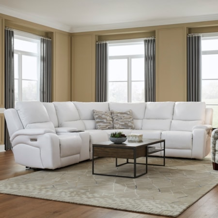 Triple Power Reclining Sectional