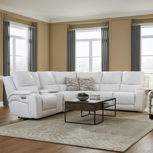Triple Power Reclining Sectional