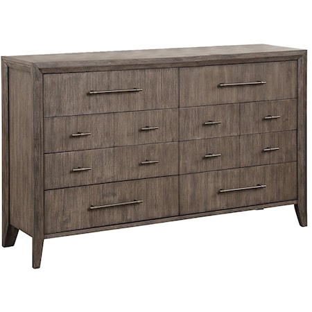 Contemporary 8-Drawer Dresser