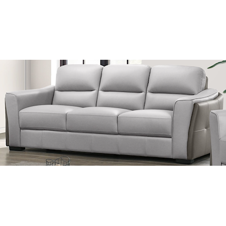 Sofa - Gray Seat, Dk Gray Back/Sides