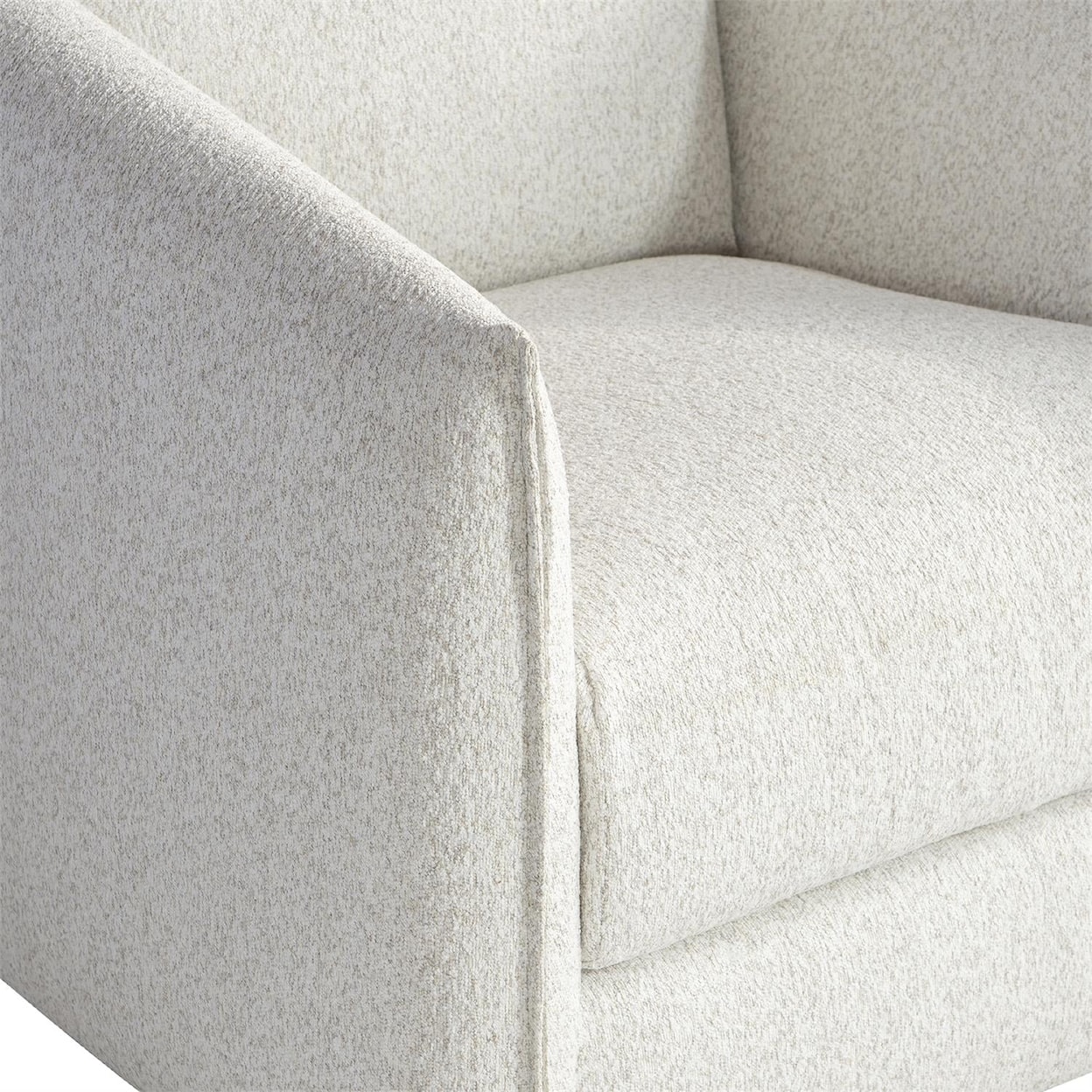 Bernhardt Plush Demi Fabric Swivel Chair