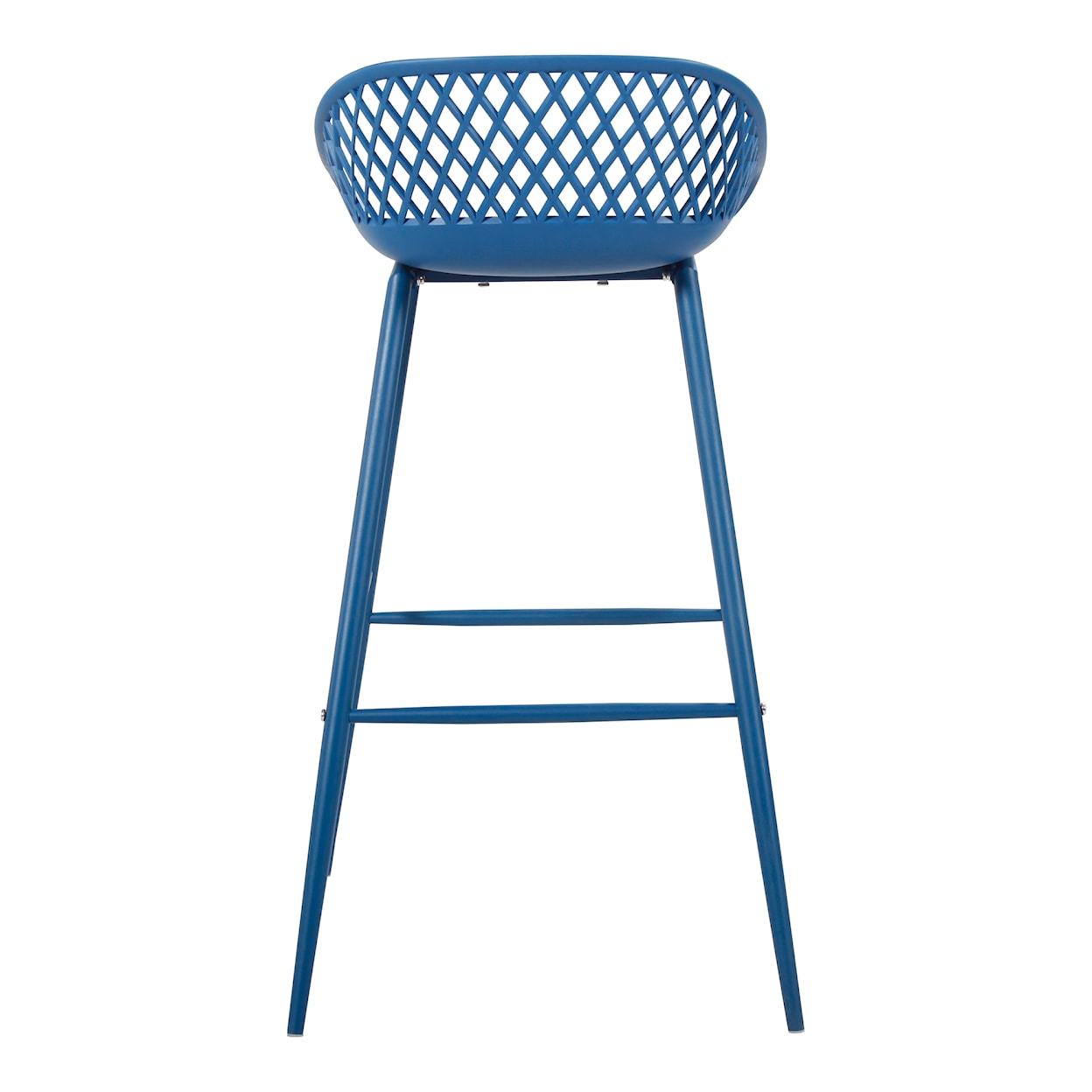 Moe's Home Collection Piazza Piazza Outdoor Barstool Blue-M2