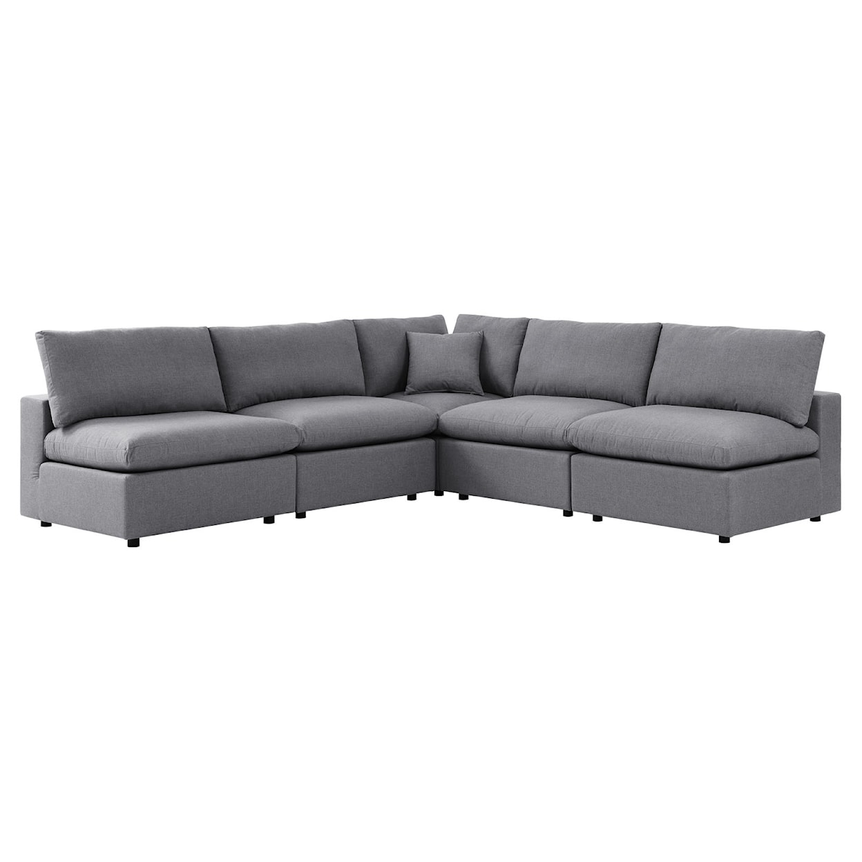 Modway Commix Outdoor 5-Piece Sectional Sofa