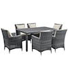 Modway Summon Outdoor 7 Piece Dining Set