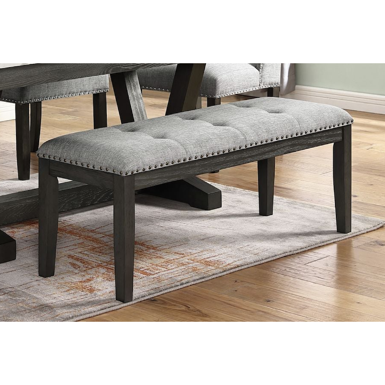 Elements Everdeen Upholstered Dining Bench