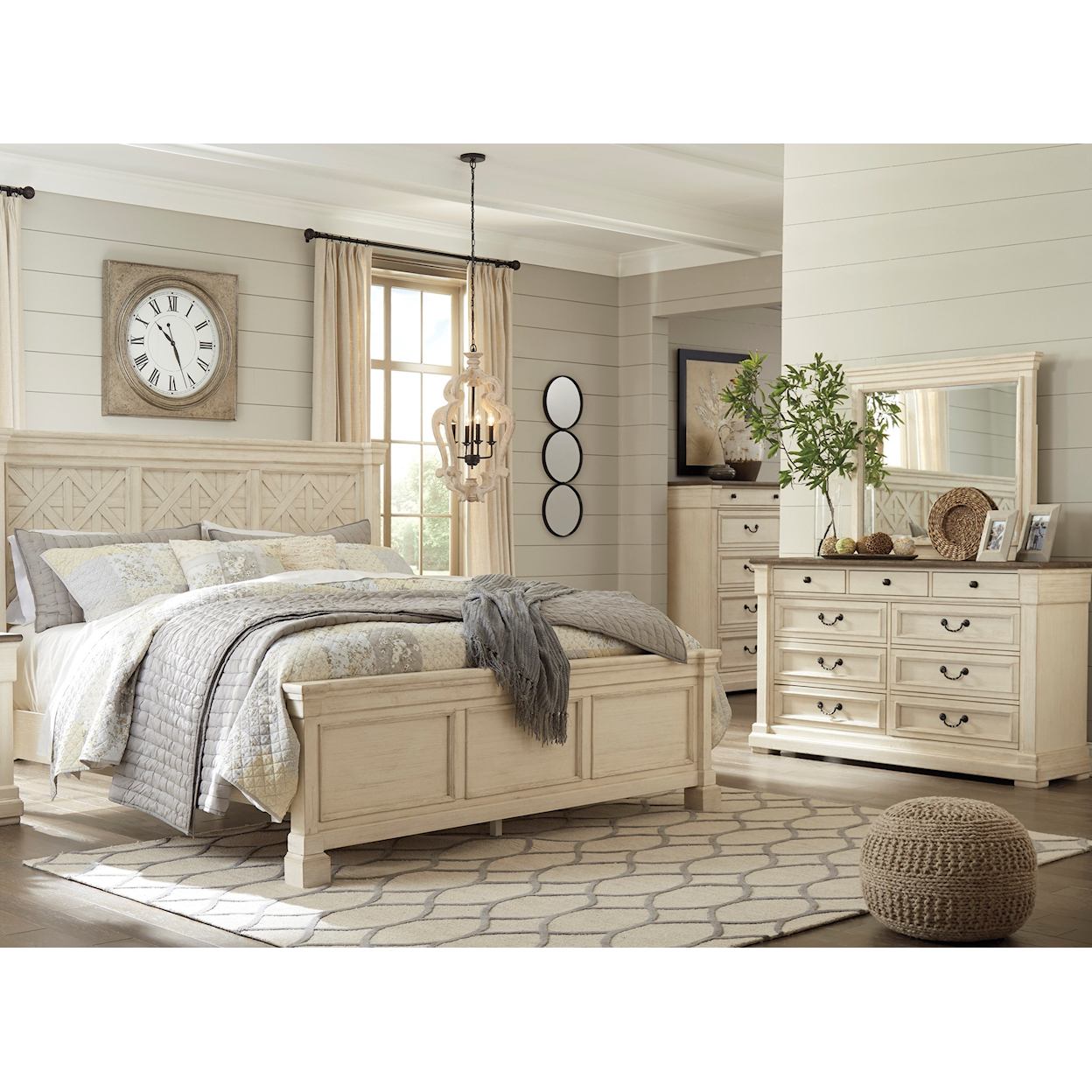 Ashley Furniture Signature Design Bolanburg King Bedroom Group