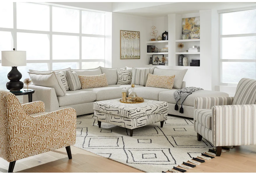 7000 DURANGO PEWTER Living Room Set by FUSI at Belfort Furniture