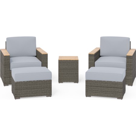5-Piece Outdoor Chair Set