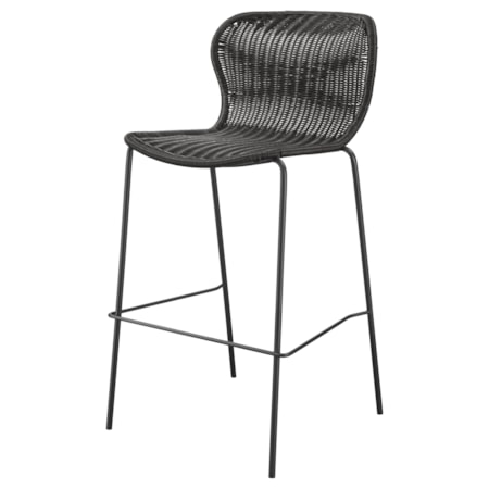 Mckinley Faux Rattan Bar Chair