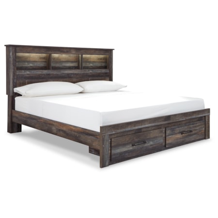 King Bookcase Bed