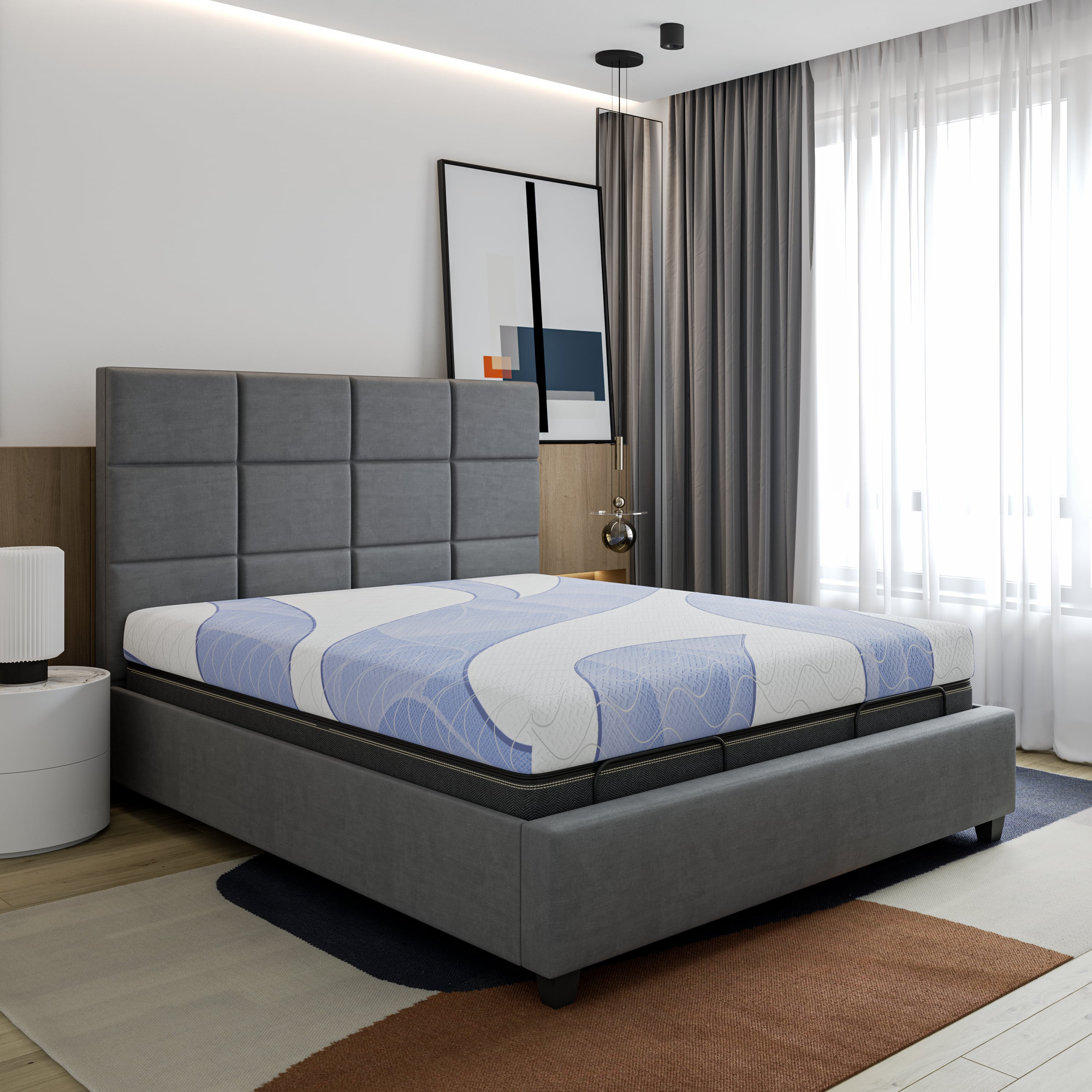 Queen 14" Smooth Top Smart Bed