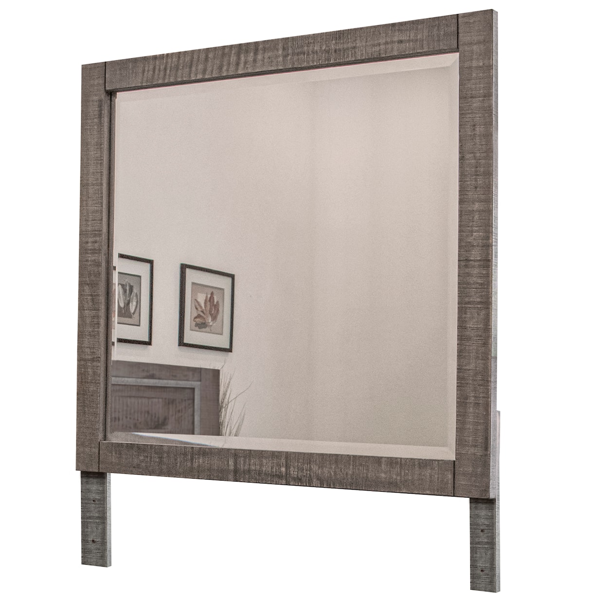 International Furniture Direct Marble Dresser Mirror