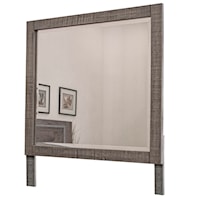 Contemporary Beveled Dresser Mirror