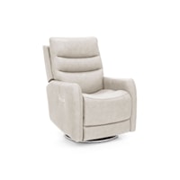 Transitional Power Swivel Recliner