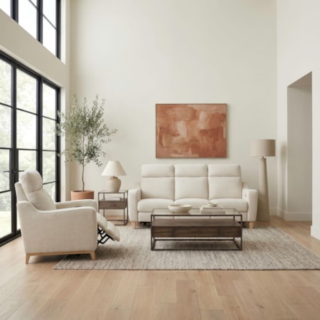 2-pc. Power Reclining Set w/Sofa & Recliner