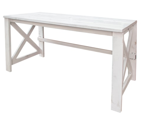 Transitional Desk with Tray