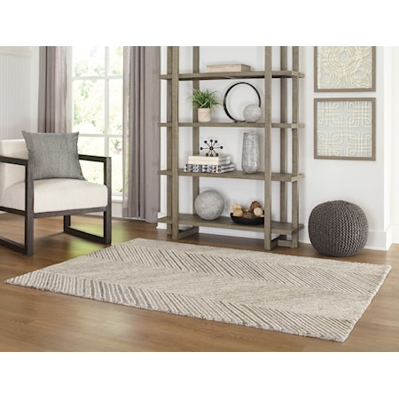 Leaford Taupe/Brown/Gray Medium Rug