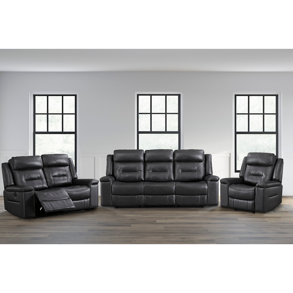Signature Design by Ashley McAdoo Power Reclining Living Room Set