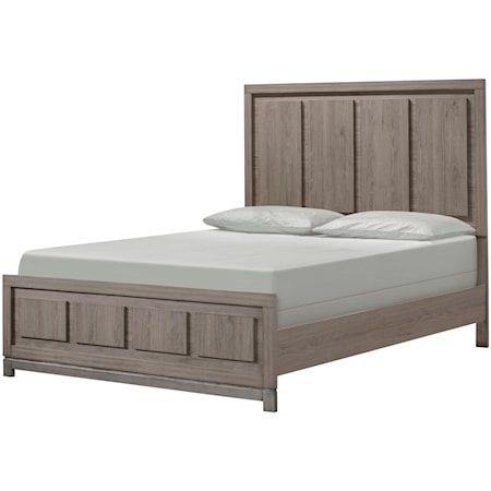 River Rustic Queen Panel Bed