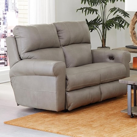 Power Lay Flat Reclining Loveseat