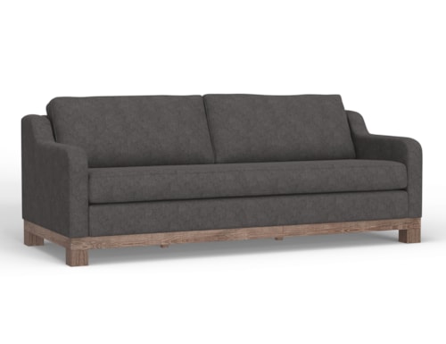 Contemporary Sofa with Bench Cushion