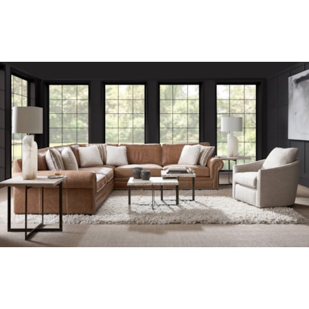 Grandview Leather Sectional