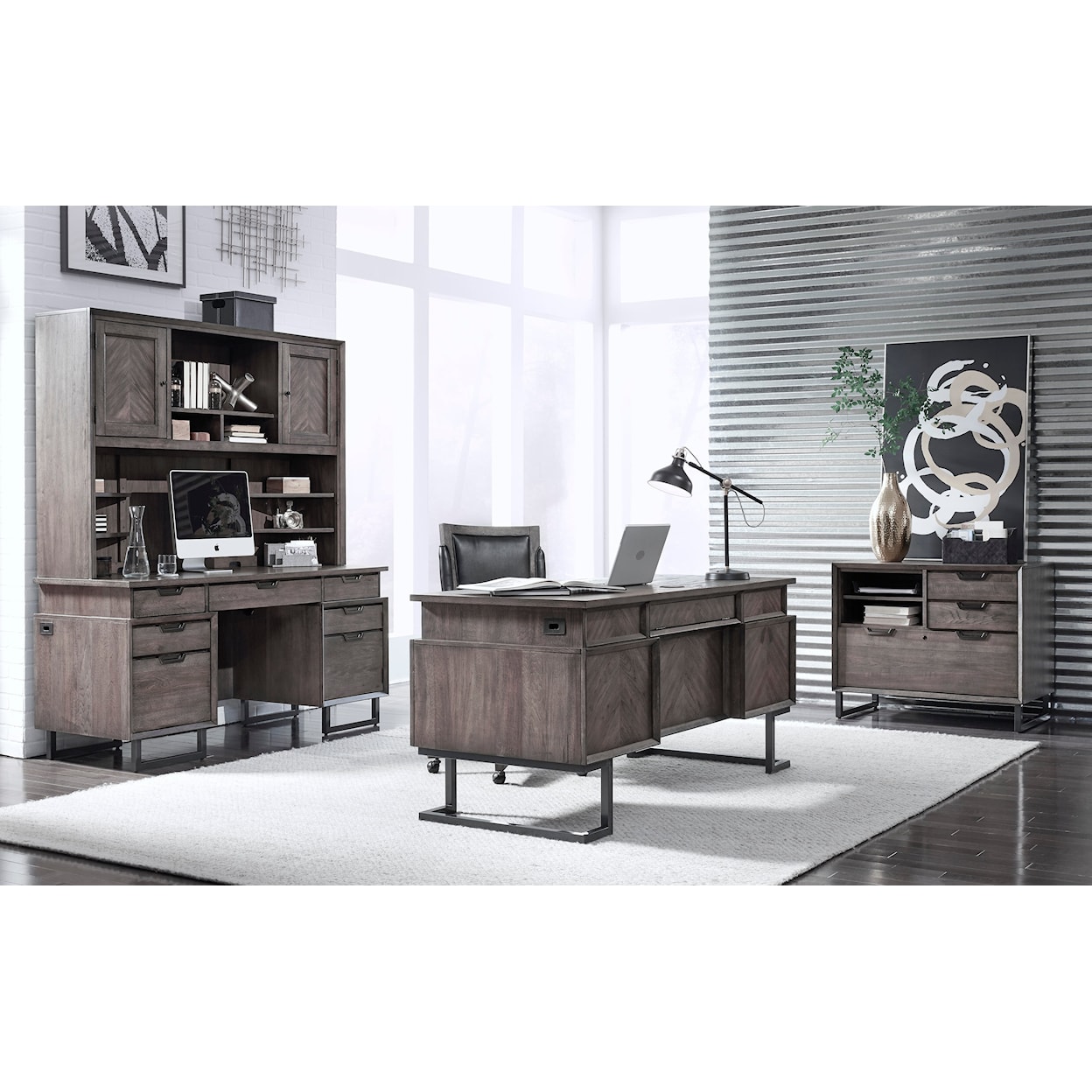 Aspenhome Reyes Executive Desk