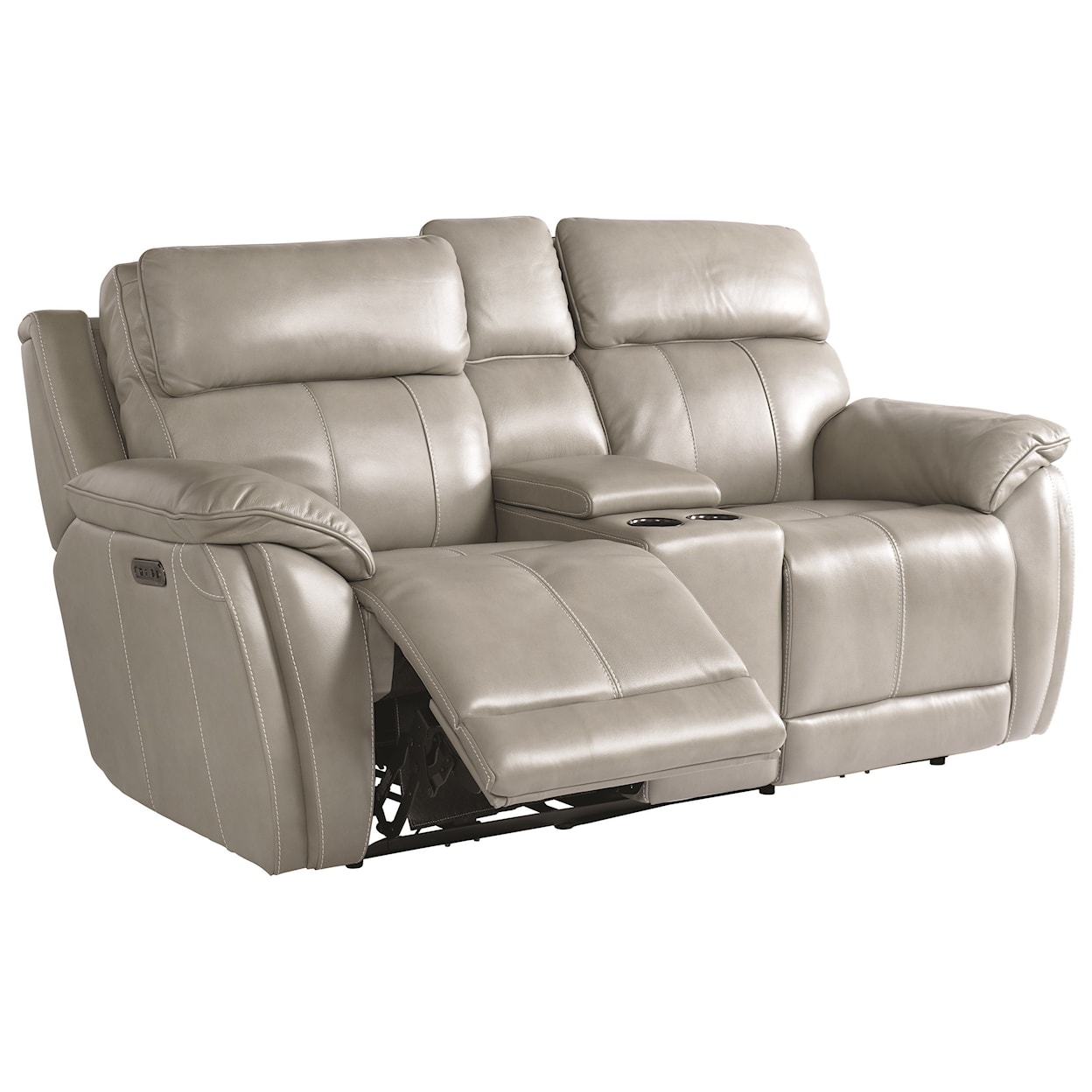 Bassett Levitate Power Headrest Reclining Console