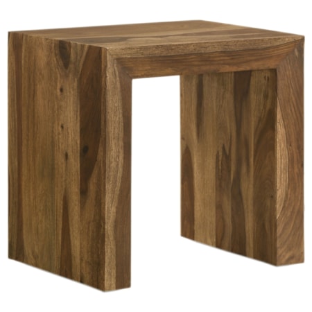 Solid Wood End Table Auburn