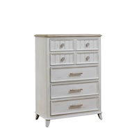 Coastal 5-Drawer Bedroom Chest