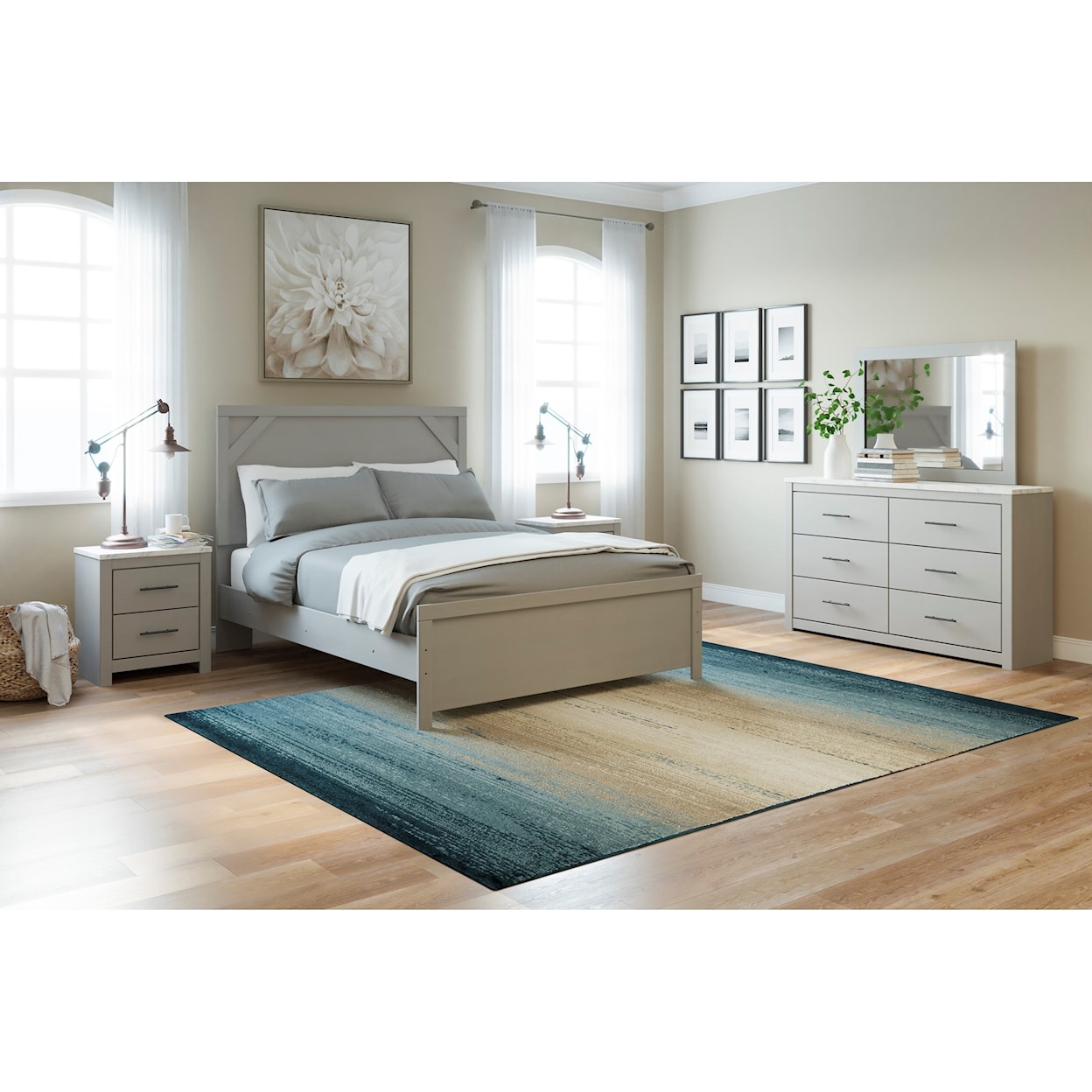 Signature Design by Ashley Cottonburg Queen Panel Bed