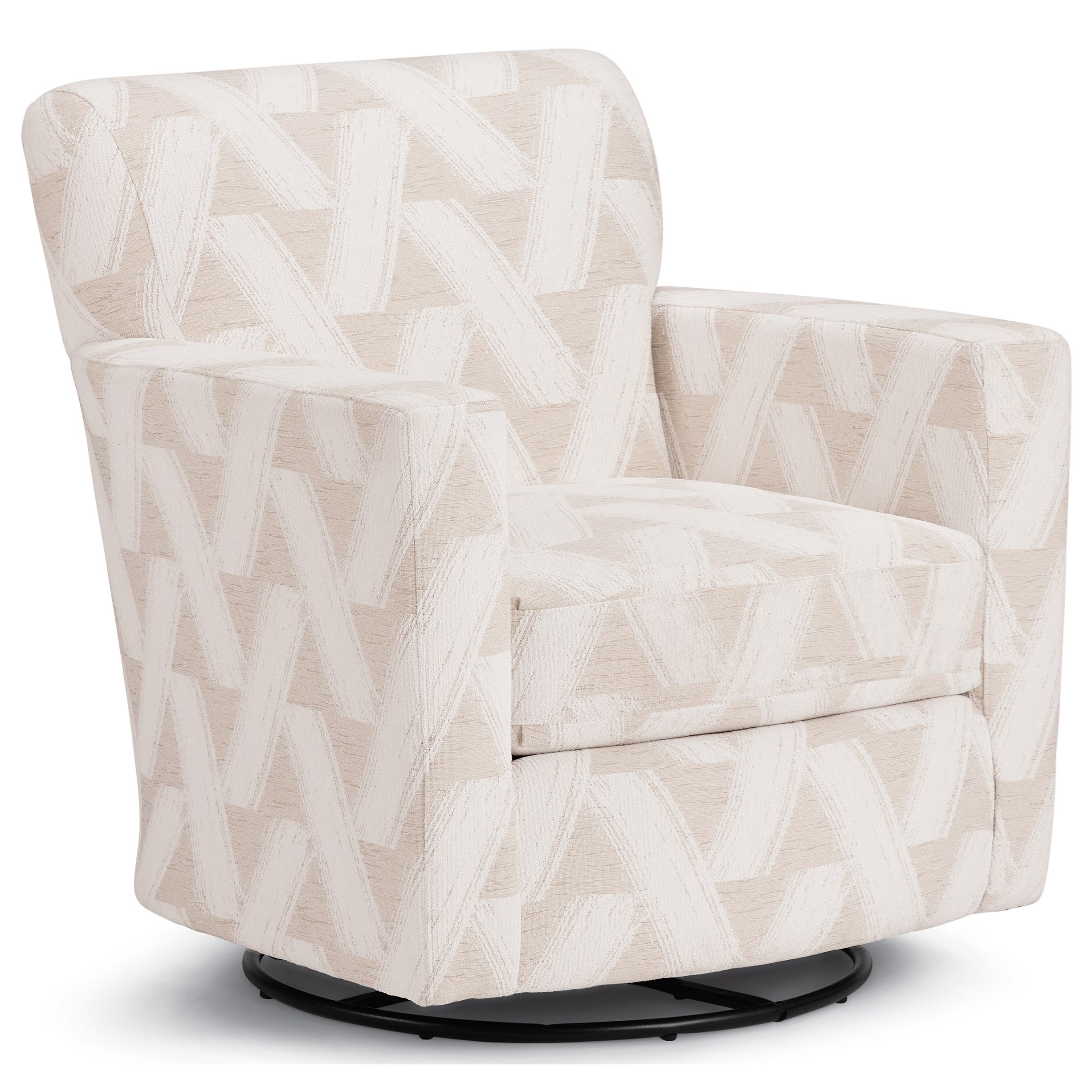 Best Home Furnishings Caroly Swivel Barrel Chair