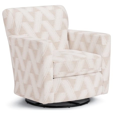 Swivel Barrel Chair