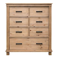 Transitional 7-Drawer Bedroom Chest