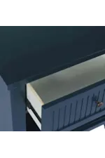 Jofran Westport Transitional 1-Drawer Nightstand with Usb-C Ports