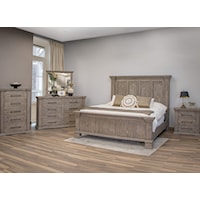 Transitional 5-Piece King Bedroom Set