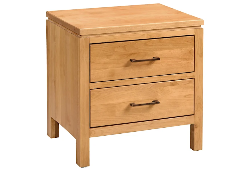 2 West 2-Drawer Nightstand by Archbold Furniture at Esprit Decor Home Furnishings