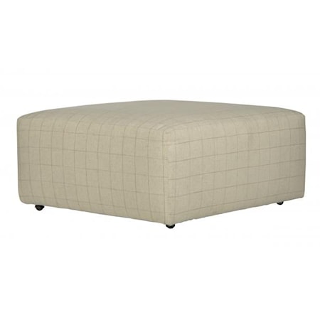 Castered Cocktail Ottoman