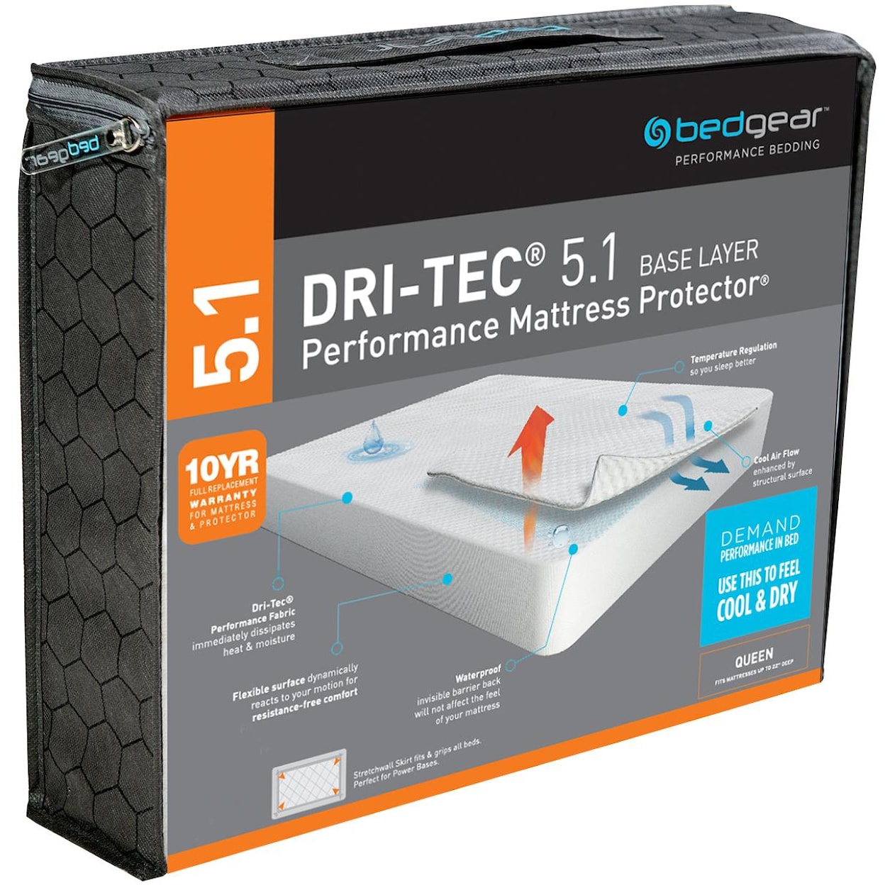 Bedgear Dri-Tec® 5.1 Dri-Tec® Twin Mattress Protector