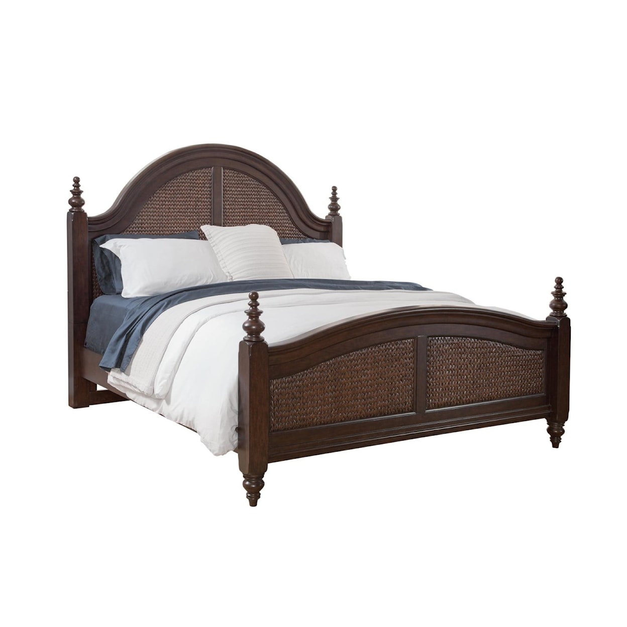 American Woodcrafters Rodanthe King Woven Bed