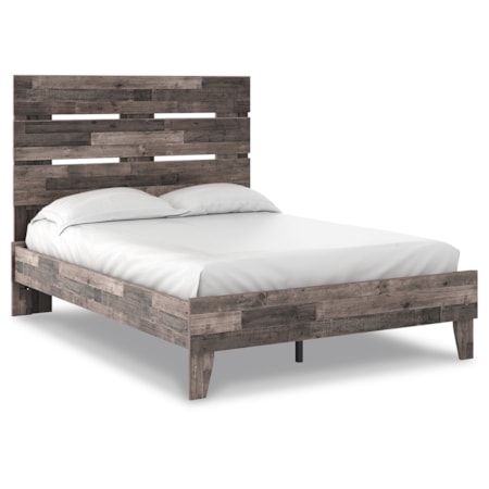 Full Panel Platform Bed
